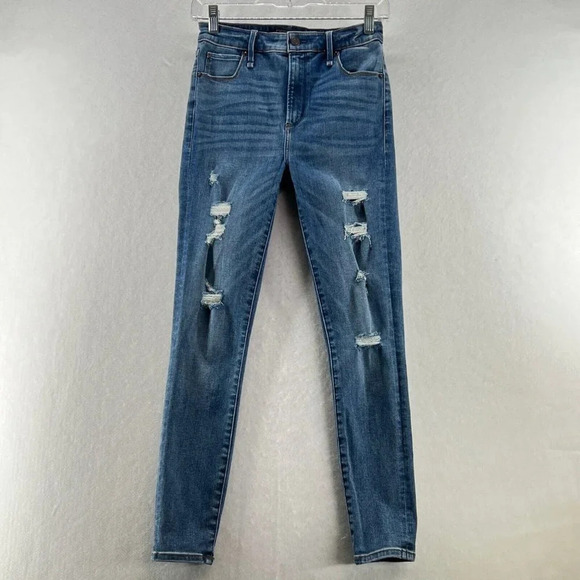 Abercrombie & Fitch Denim - Abercrombie & Fitch Jeans Women Sz 25/0s Simone High Rise Skinny Denim Blue
